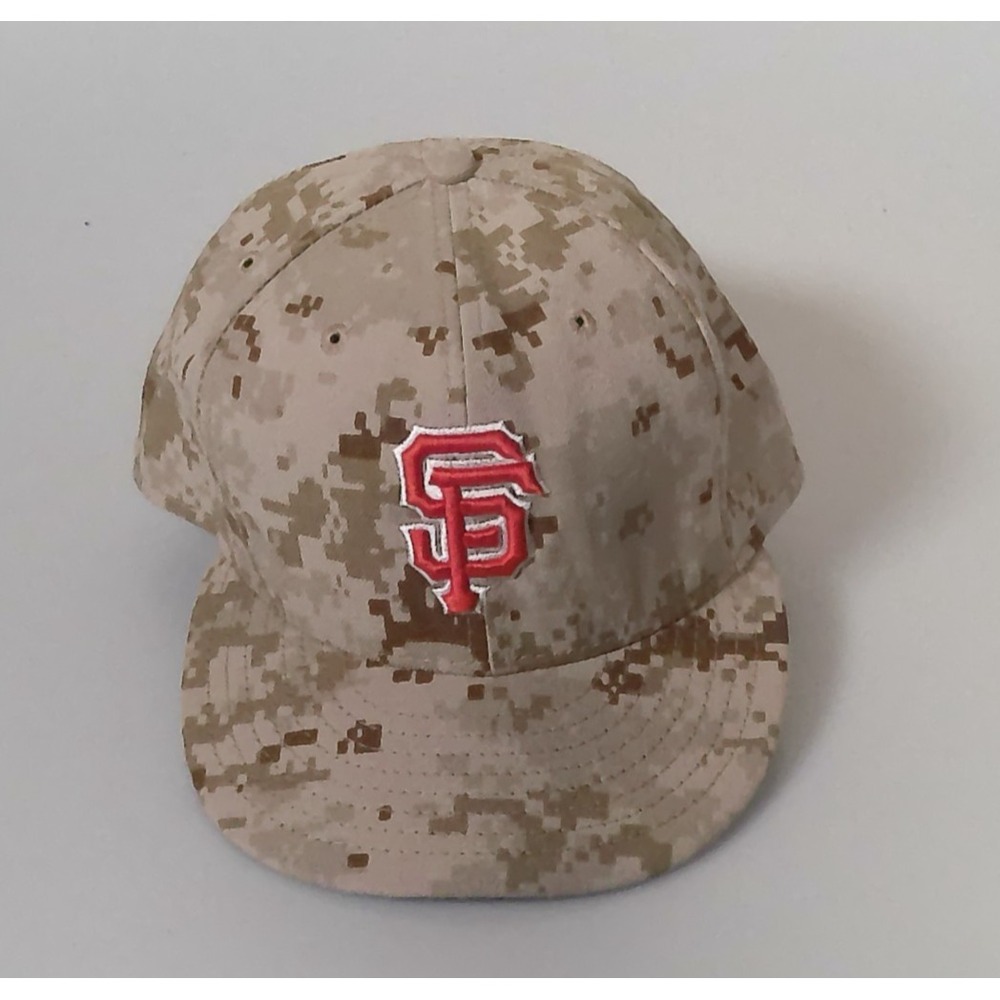 San Francisco Giants New Era 59Fifty Hat 7 3/4 Digital Camo Fitted Cap MLB USA